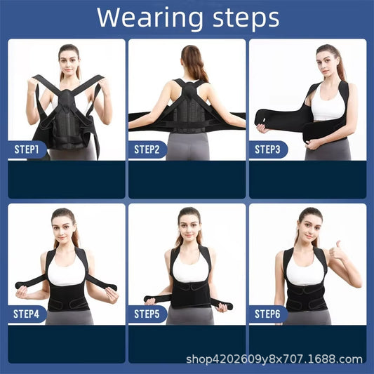 Posture Corrector Men's and Women's Supportive Scoliosis Correction Belt