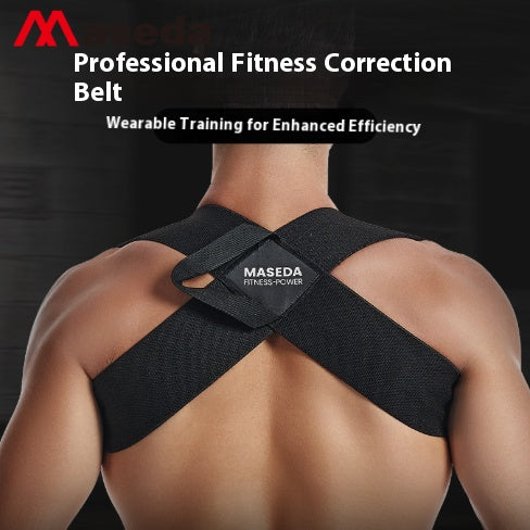 Back Strap Fitness Shoulder Strap Shoulder Opening Auxiliary Strap Push Hunchback Corrector