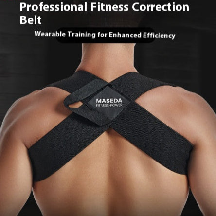 Back Strap Fitness Shoulder Strap Shoulder Opening Auxiliary Strap Push Hunchback Corrector