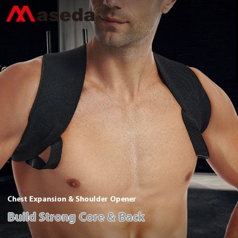 Back Strap Fitness Shoulder Strap Shoulder Opening Auxiliary Strap Push Hunchback Corrector